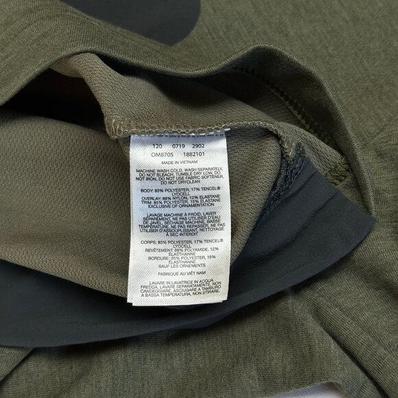 Mountain Hardwear Mens Cragger Pullover Hoodie Size Medium 1/2 Zip Green Outdoor - Picture 6 of 7